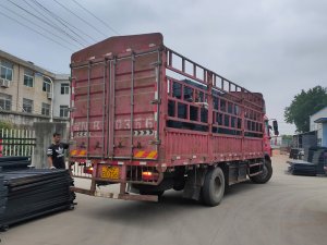 金用護欄2021年5月12日鋅鋼空調護欄發(fā)貨！