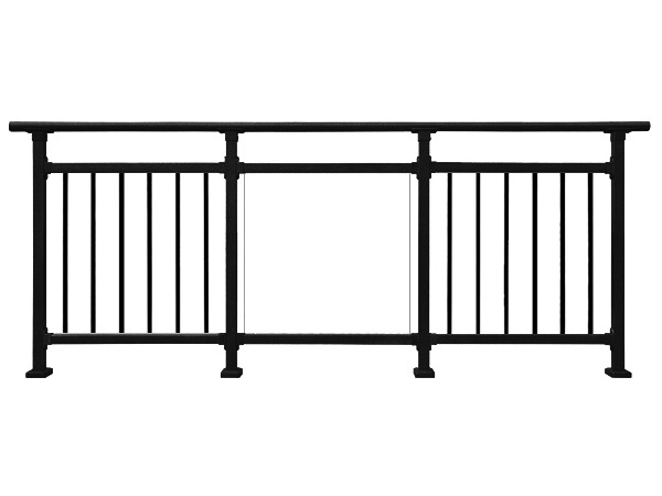 鋅鋼玻璃陽臺欄桿圖片2