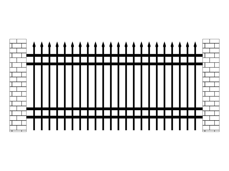 小區鋅鋼圍欄圖片5